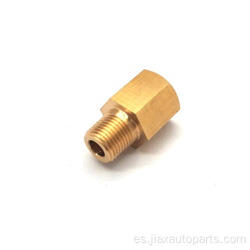 Adaptador reductor de latón 1/8 NPT a 1/8 BSPT